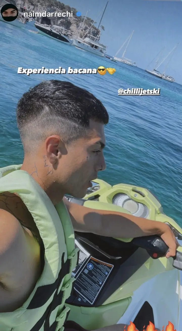 Naim Darrechi en jetski CHILLI